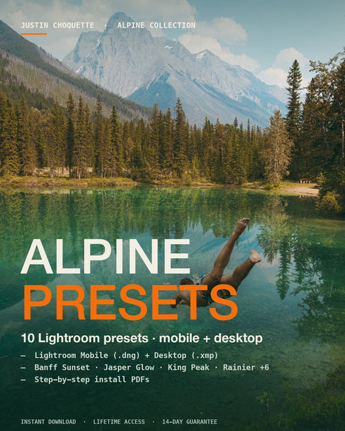 Mountain & Landscape Lightroom Presets, mobile + desktop